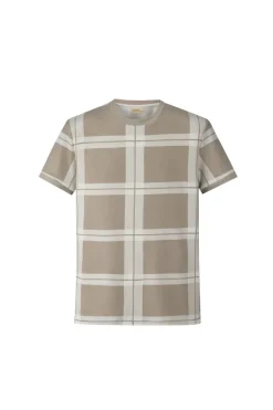 T-shirt maille à carreaux