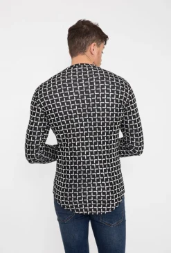 T-shirt manches longues graphique