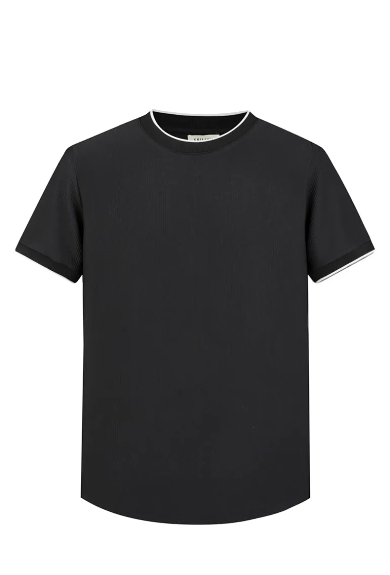 T-shirt minimaliste texturé