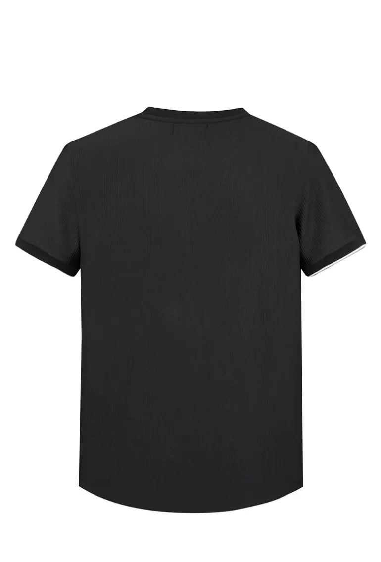 T-shirt minimaliste texturé