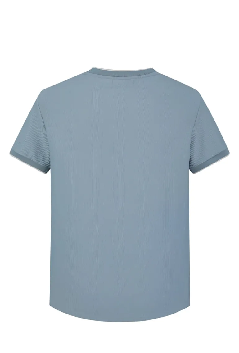 T-shirt minimaliste texturé