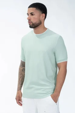 T-shirt minimaliste texturé