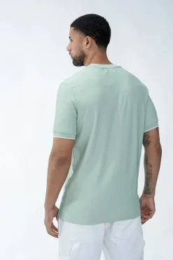 T-shirt minimaliste texturé