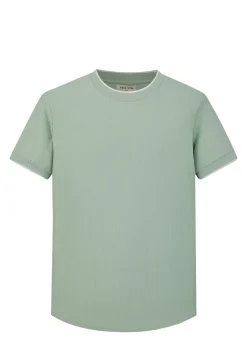 T-shirt minimaliste texturé