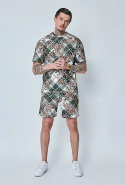 T-shirt oversize à imprimé fleuri