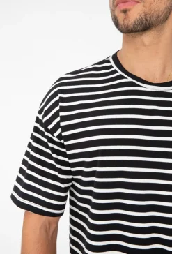 T-shirt oversize à rayure
