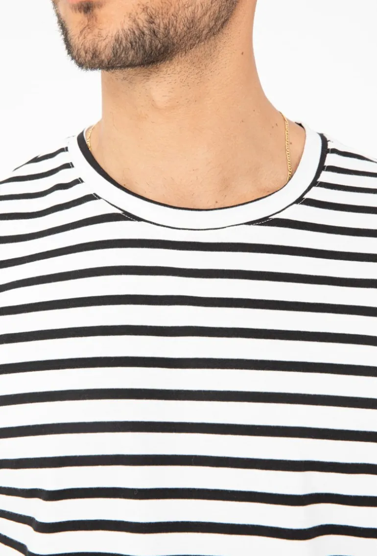 T-shirt oversize à rayure