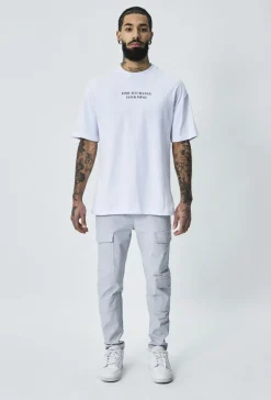 T-shirt oversize imprimé all or nothing