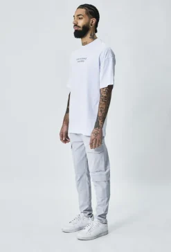 T-shirt oversize imprimé all or nothing