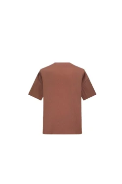 T-shirt oversize plissé