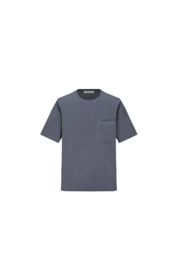 T-shirt oversize plissé