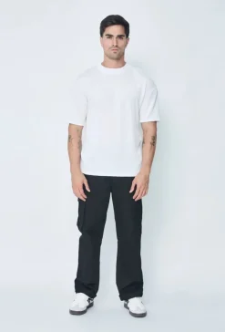 T-shirt plissé uni