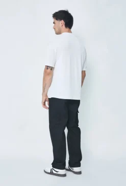 T-shirt plissé uni