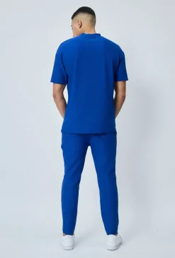 T-shirt plissé uni oversize