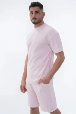 T-shirt plissé uni oversize