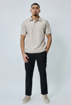 T-shirt polo toile décontracté