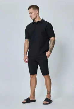 T-shirt polo toile décontracté