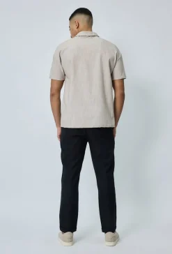 T-shirt polo toile décontracté