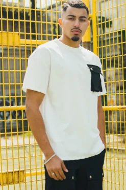 T-shirt sorona oversize avec poches à rabat