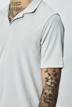T-shirt style polo décontracté maille fine