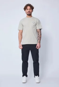 T-shirt uni à coeur