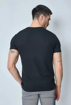 T-shirt uni en maille