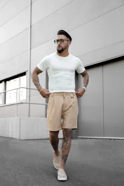 T-shirt uni en maille