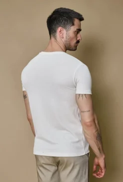 T-shirt uni en maille