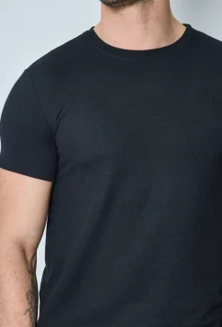 T-shirt uni en maille