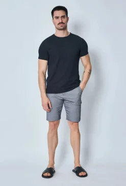 T-shirt uni en maille