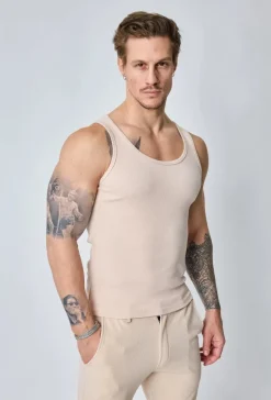 T-shirt uni sans manches