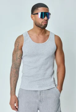 T-shirt uni sans manches