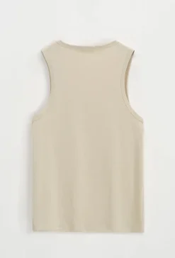 T-shirt uni sans manches