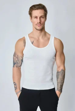T-shirt uni sans manches