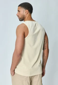 T-shirt uni sans manches