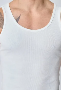 T-shirt uni sans manches