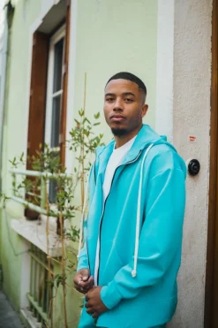 Veste à capuche sportwear toile