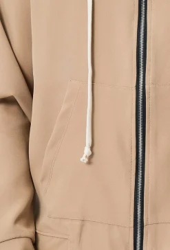 Veste à capuche sportwear toile