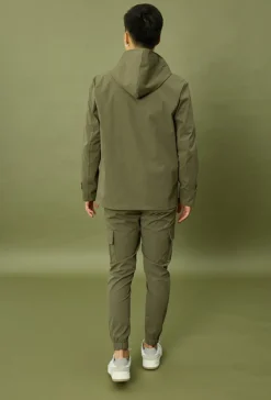 Veste à capuche zippée oversize