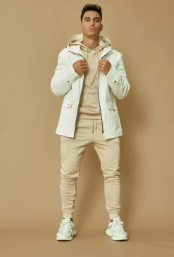 Veste à capuche zippée oversize