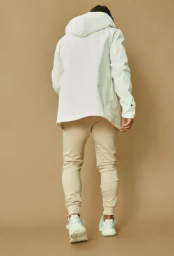 Veste à capuche zippée oversize