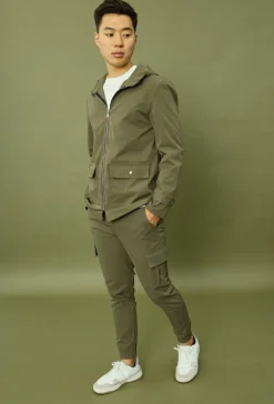 Veste à capuche zippée oversize