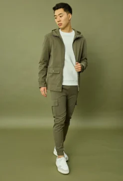 Veste à capuche zippée oversize