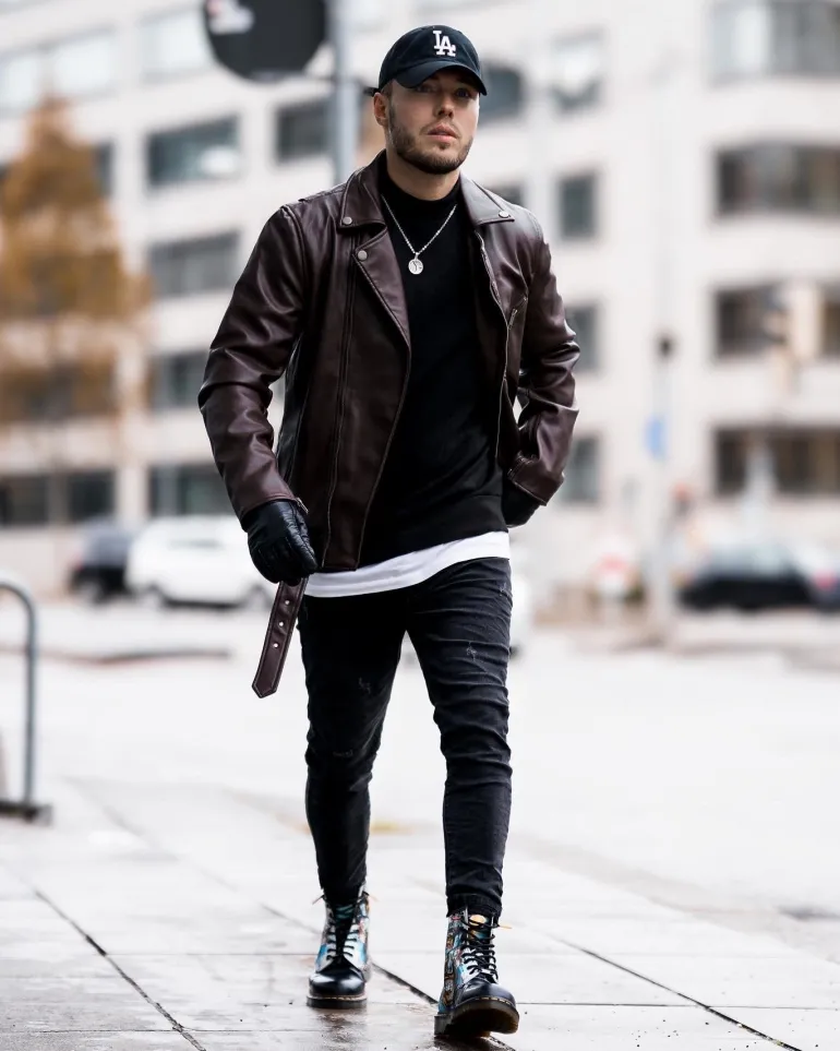 Veste avec ceinture