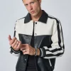 Veste bi-couleur courte