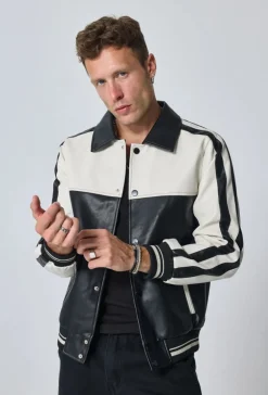 Veste bi-couleur courte