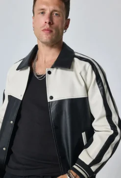 Veste bi-couleur courte