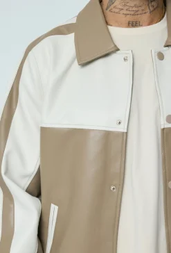 Veste bi-couleur courte