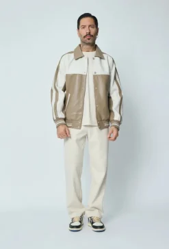 Veste bi-couleur courte