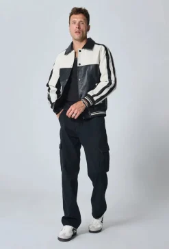 Veste bi-couleur courte